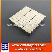Kleine Bar ndfeb Magnet / kleine quaderförmige Neodym-Magnetmantel mit Nickel / starker Magnet für Verpackung und Geschenk-Boxen